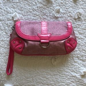 Pink Rhinestone Clutch